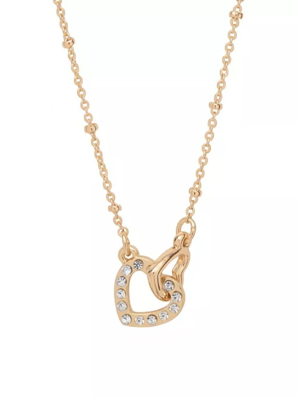 LC Lauren Conrad Interlocking Heart Pendant Necklace